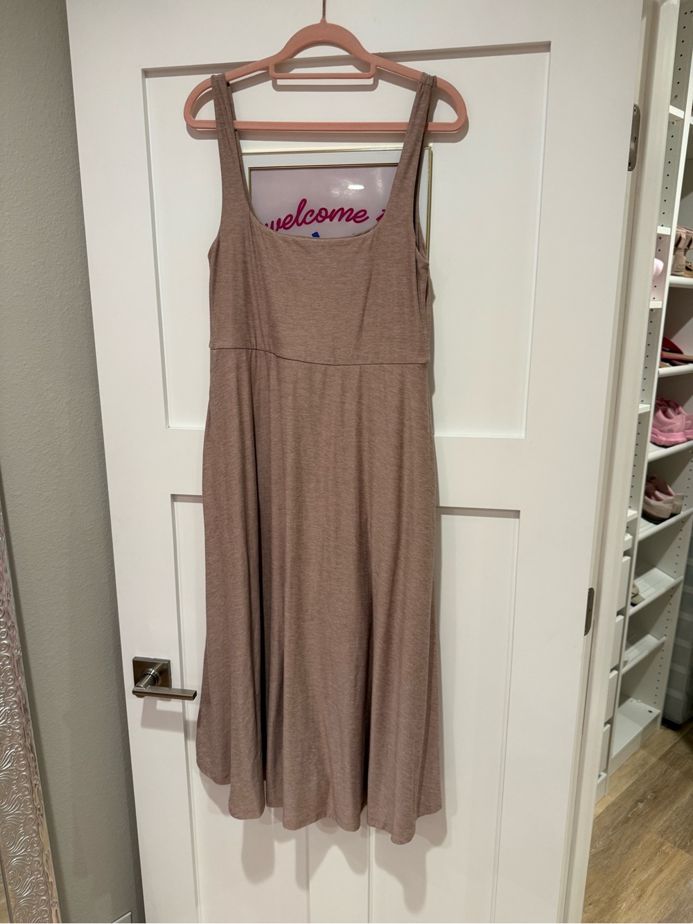 Beyond Yoga Featherweight At The Ready Square Neck Dress